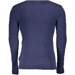 Blue Organic Cotton Men T-Shirt