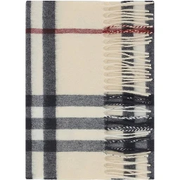Beige Cashmere Scarf