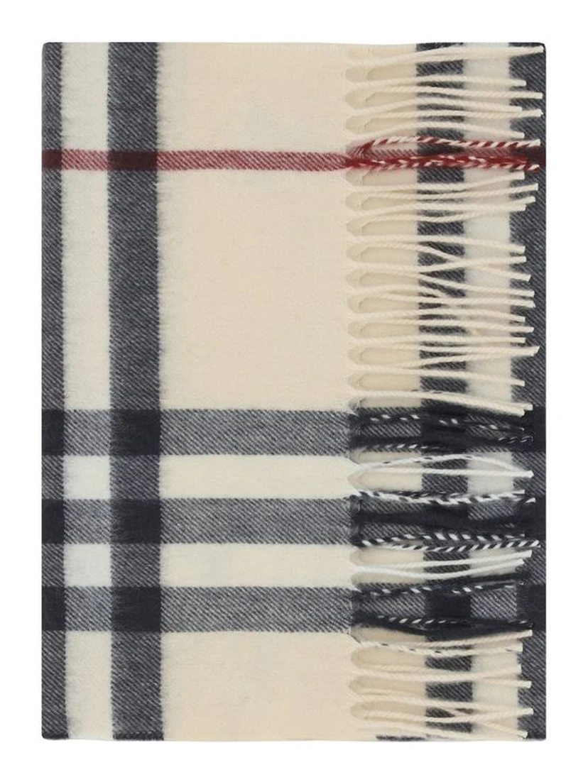 Beige Cashmere Scarf