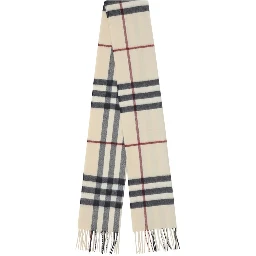 Beige Cashmere Scarf