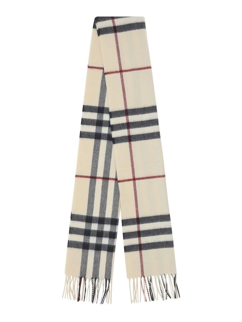 Beige Cashmere Scarf