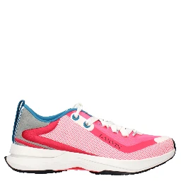 Pink Fabric Athletic Sneakers