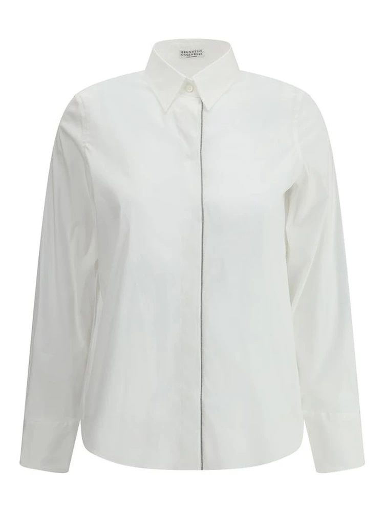 White Cotton Dress Shirt
