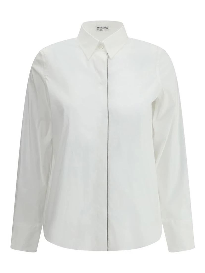 White Cotton Dress Shirt