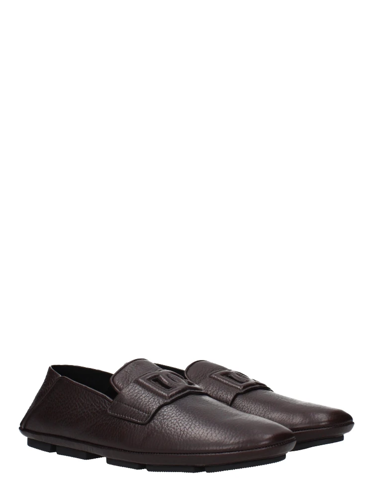 Brown Leather Slip-On Loafers alternative