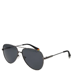 Gray Metal Sunglasses