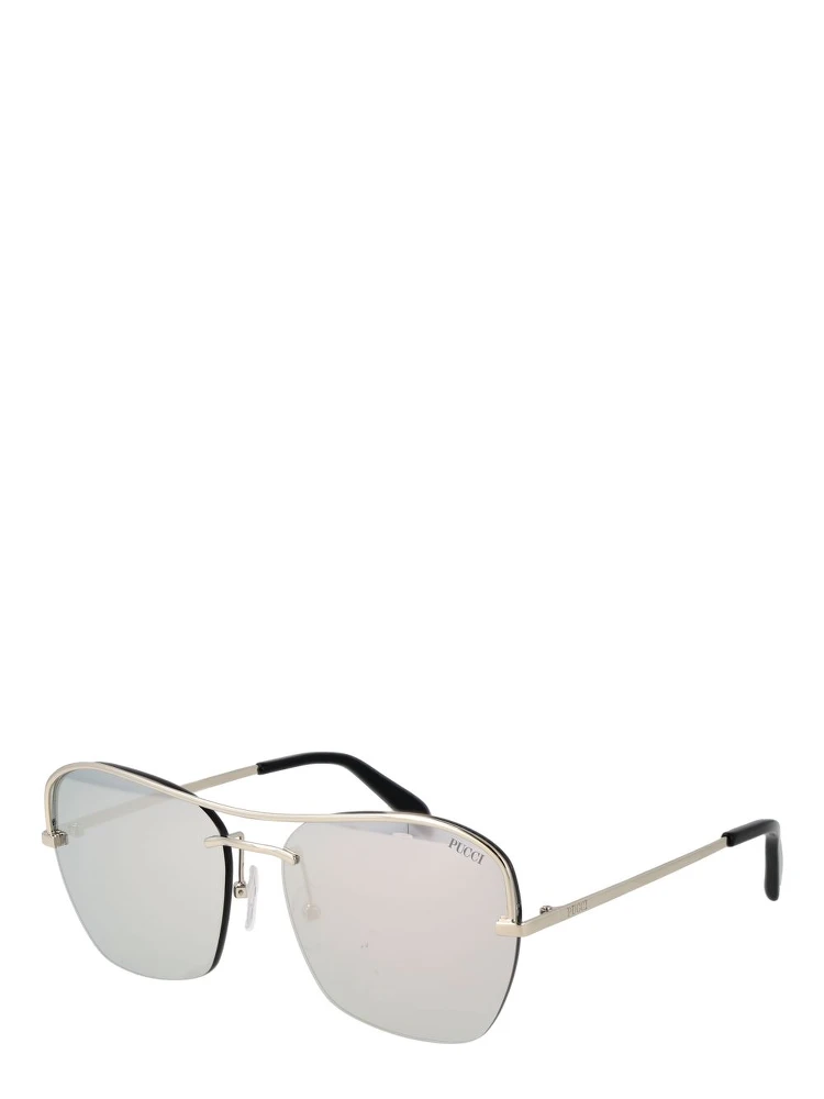 Silver Metal Sunglasses
