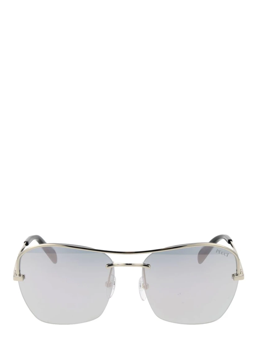 Silver Metal Sunglasses