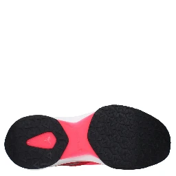 Pink Fabric Athletic Sneakers