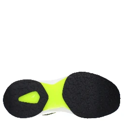 Yellow Fabric Athletic Sneakers