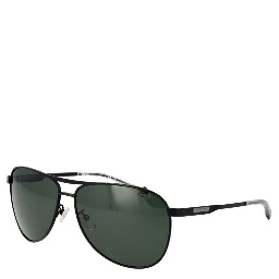Black Stainless Steel Sunglasses