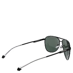 Black Stainless Steel Sunglasses