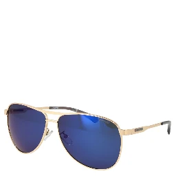 نظارات شمسية من الفولاذ المقاوم للصدأ الذهبي