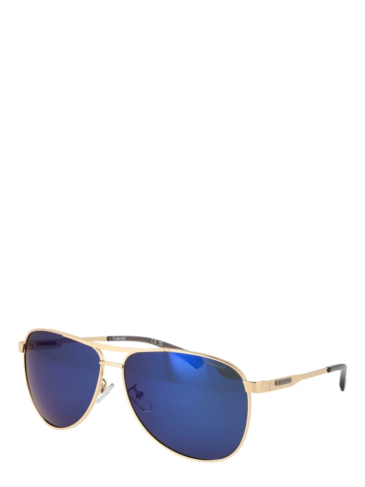 Gold Stainless Steel Sunglasses