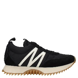 Black Fabric Low Top Sneakers
