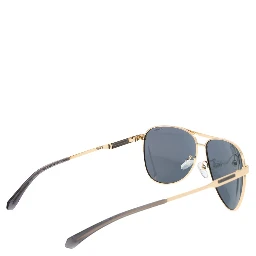 نظارات شمسية من الفولاذ المقاوم للصدأ الذهبي