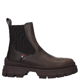 Brown Leather Ankle Boots