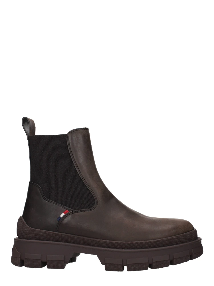 Brown Leather Ankle Boots