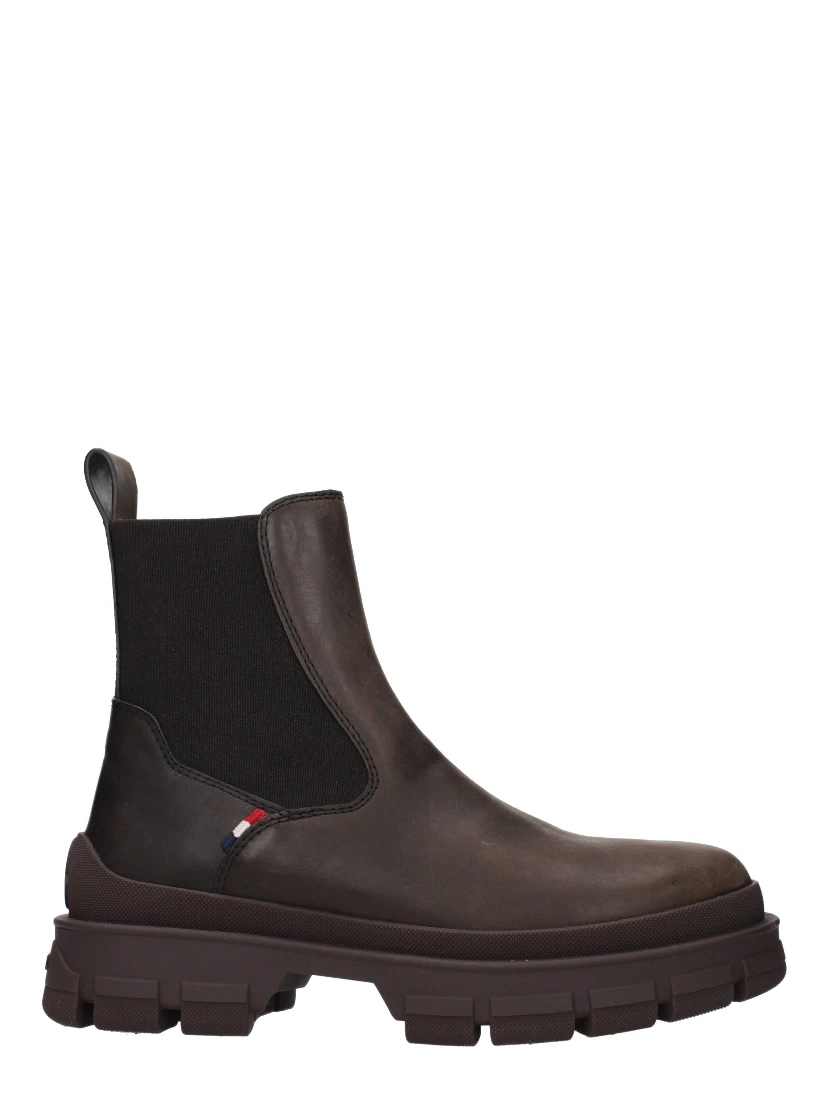 Brown Leather Ankle Boots