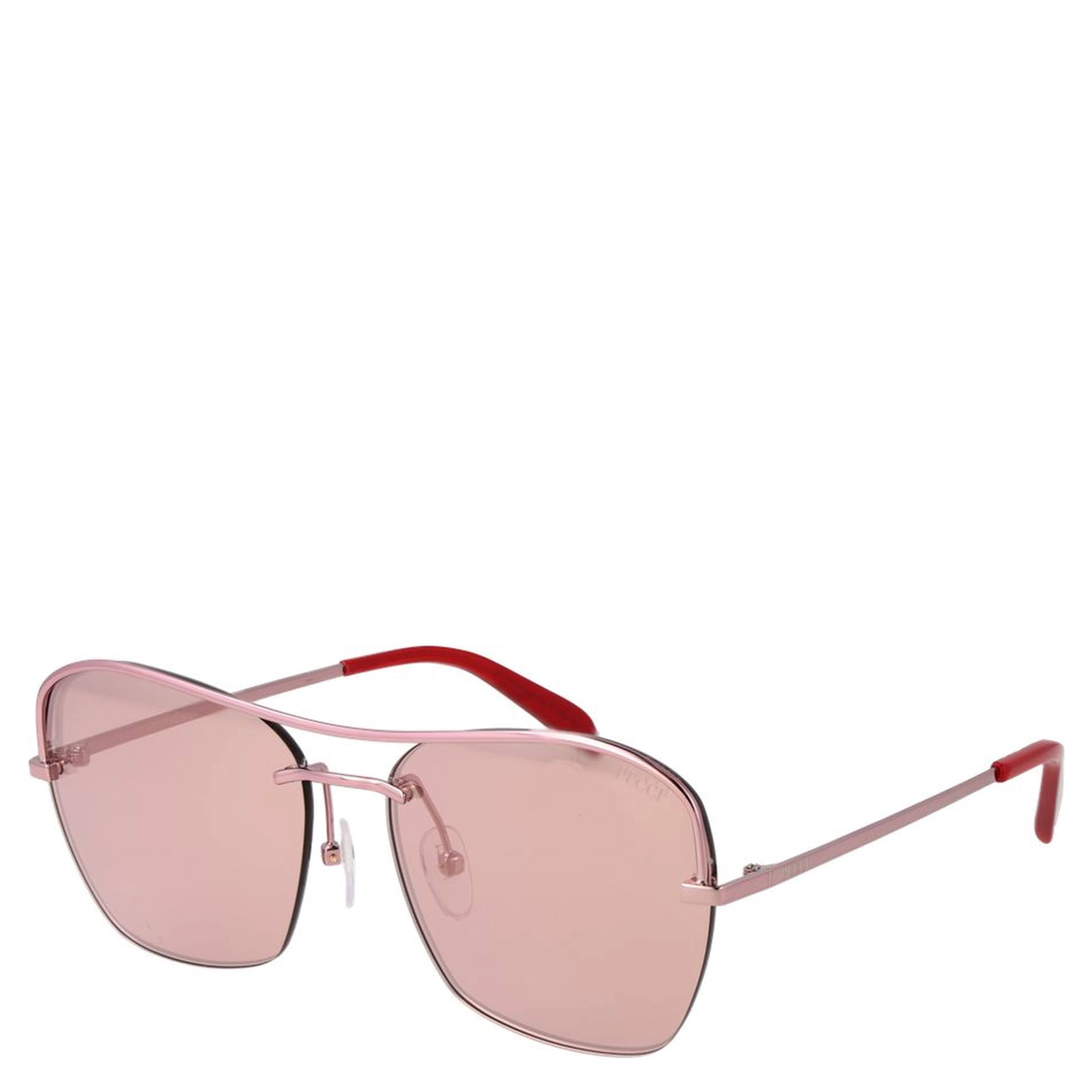 Rose Gold Metal Sunglasses