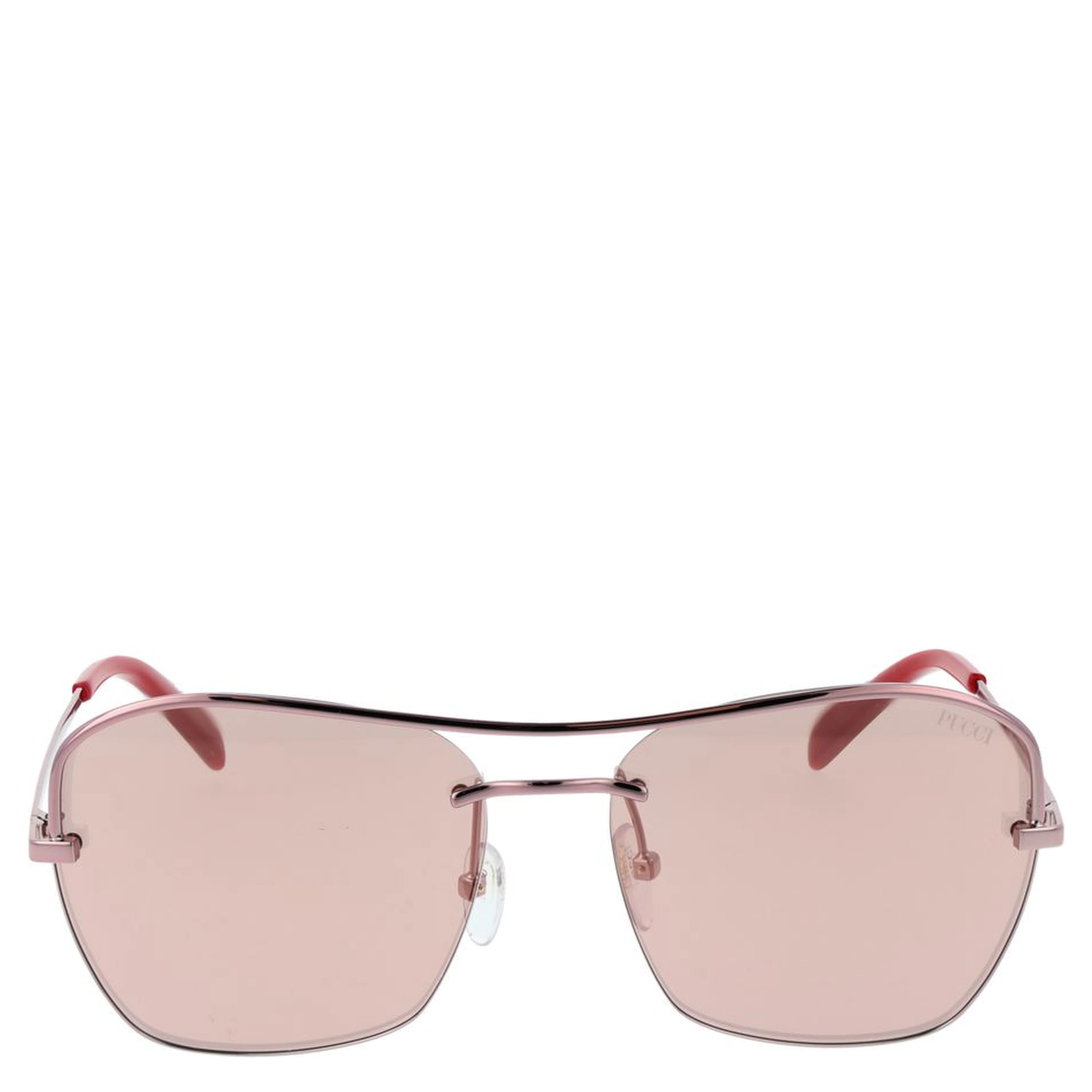 Rose Gold Metal Sunglasses