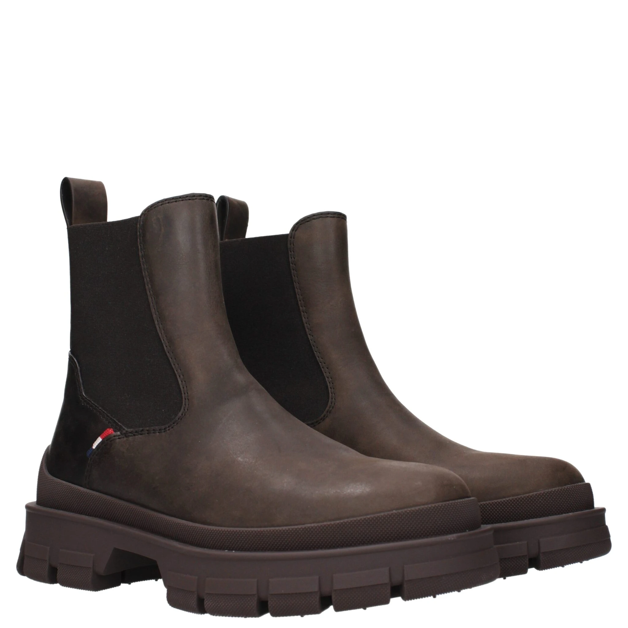 Brown Leather Ankle Boots