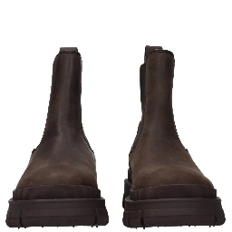 Brown Leather Ankle Boots