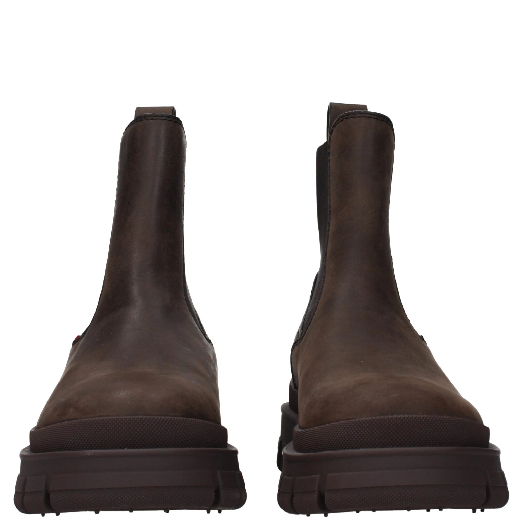 Brown Leather Ankle Boots