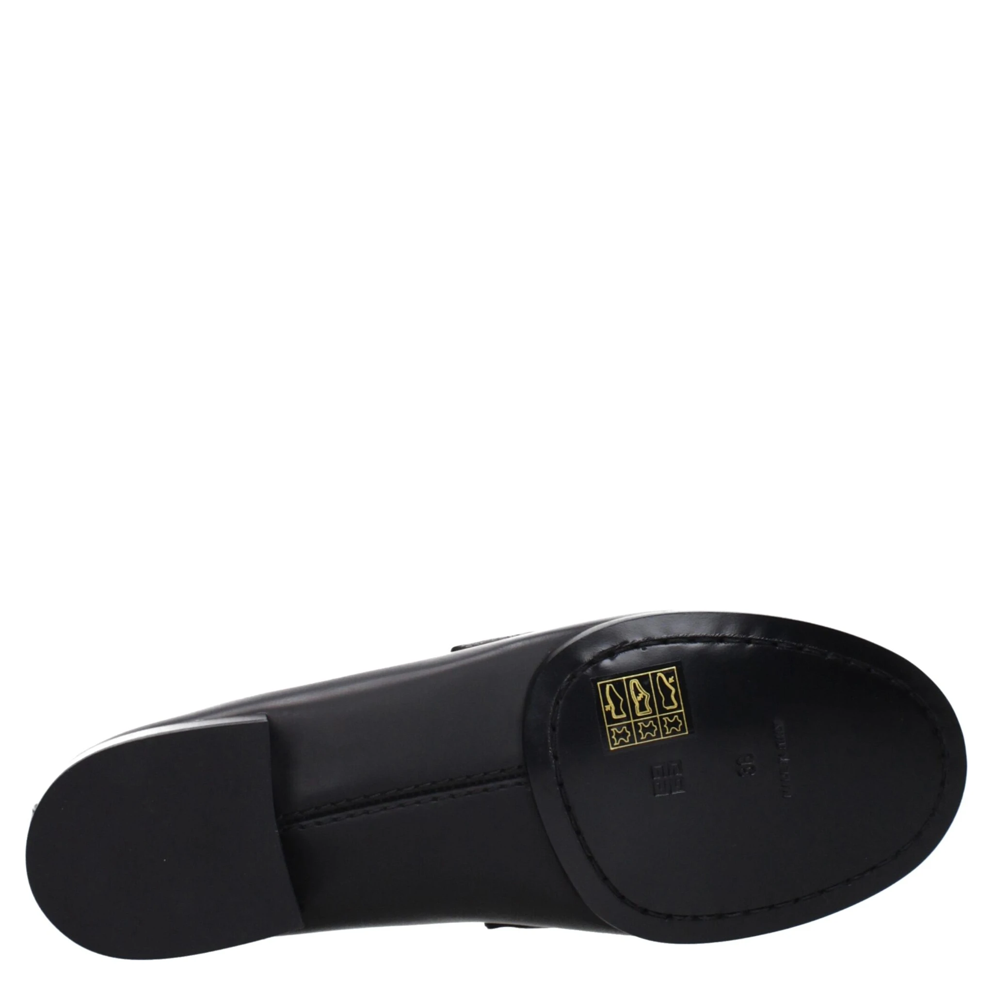 Black Leather Slip-On Loafers