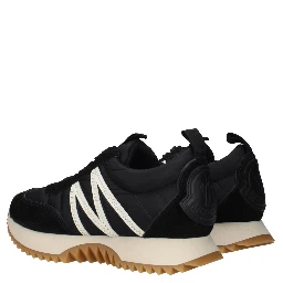 Black Fabric Low Top Sneakers