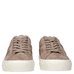Brown Leather Sneakers