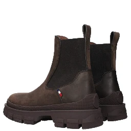 Brown Leather Ankle Boots