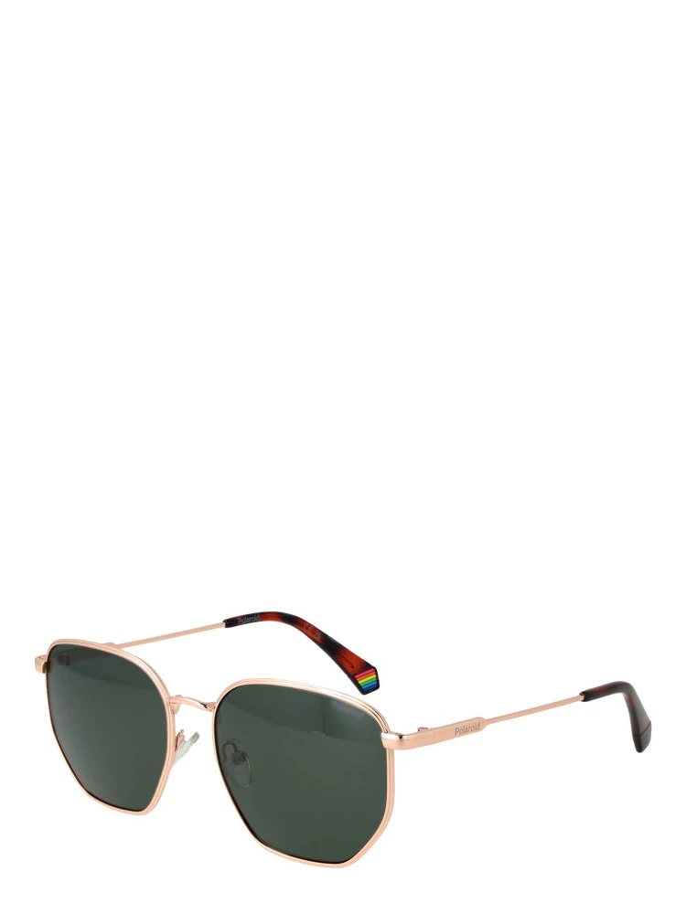 Rose Gold Metal Sunglasses