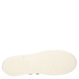 Multicolor Fabric Low Top Sneakers