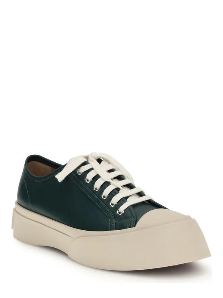 Black Napa Leather / Calf Bos Taurus Chunky Sneakers alternative