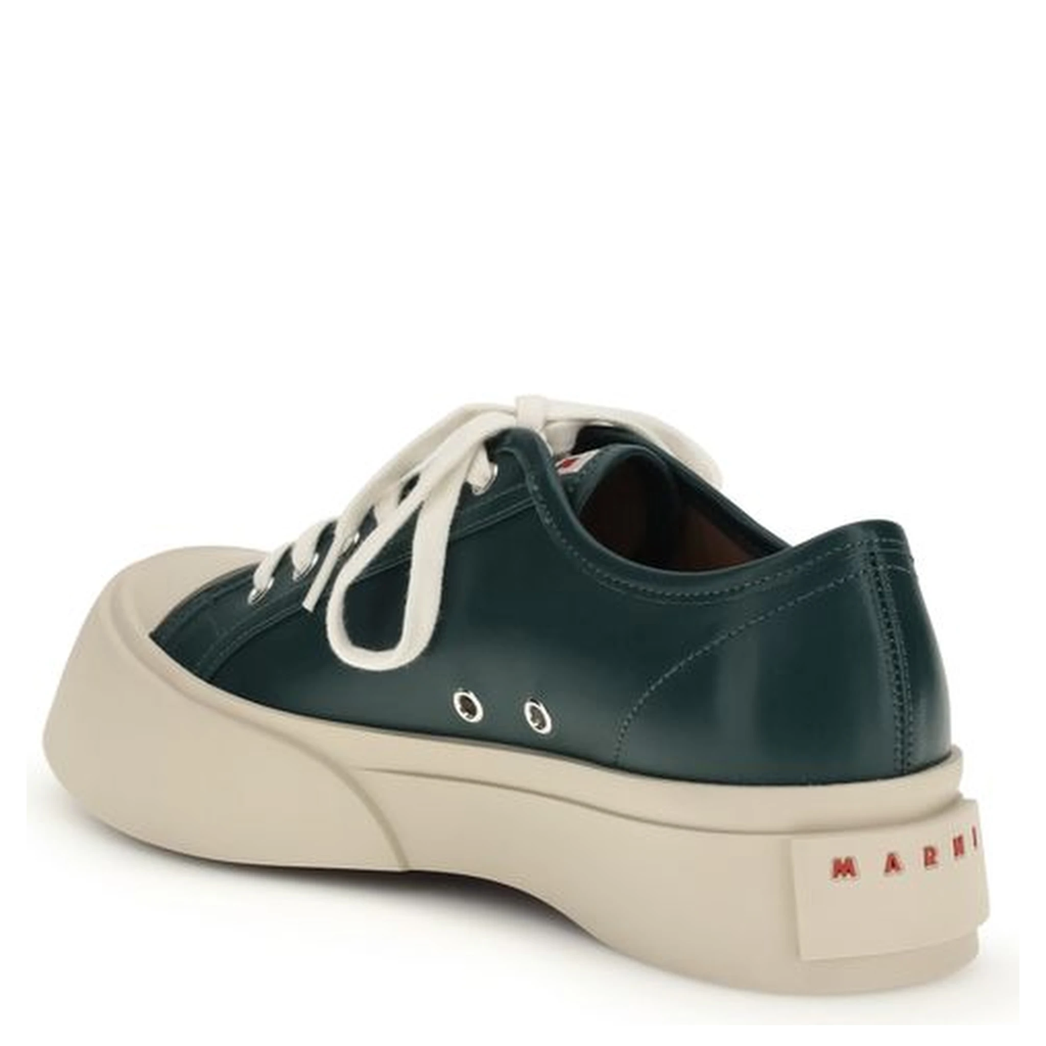 Black Napa Leather / Calf Bos Taurus Chunky Sneakers