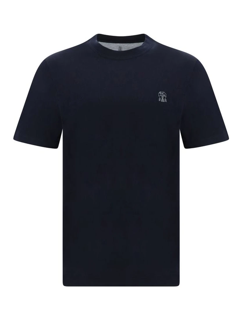 Blue Cotton T-Shirt