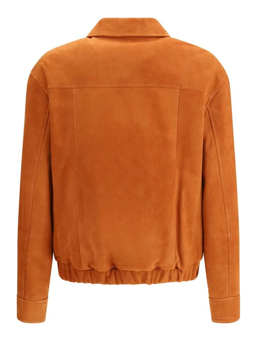 Multicolor Calf Leather Bos Taurus Jackets And Coat