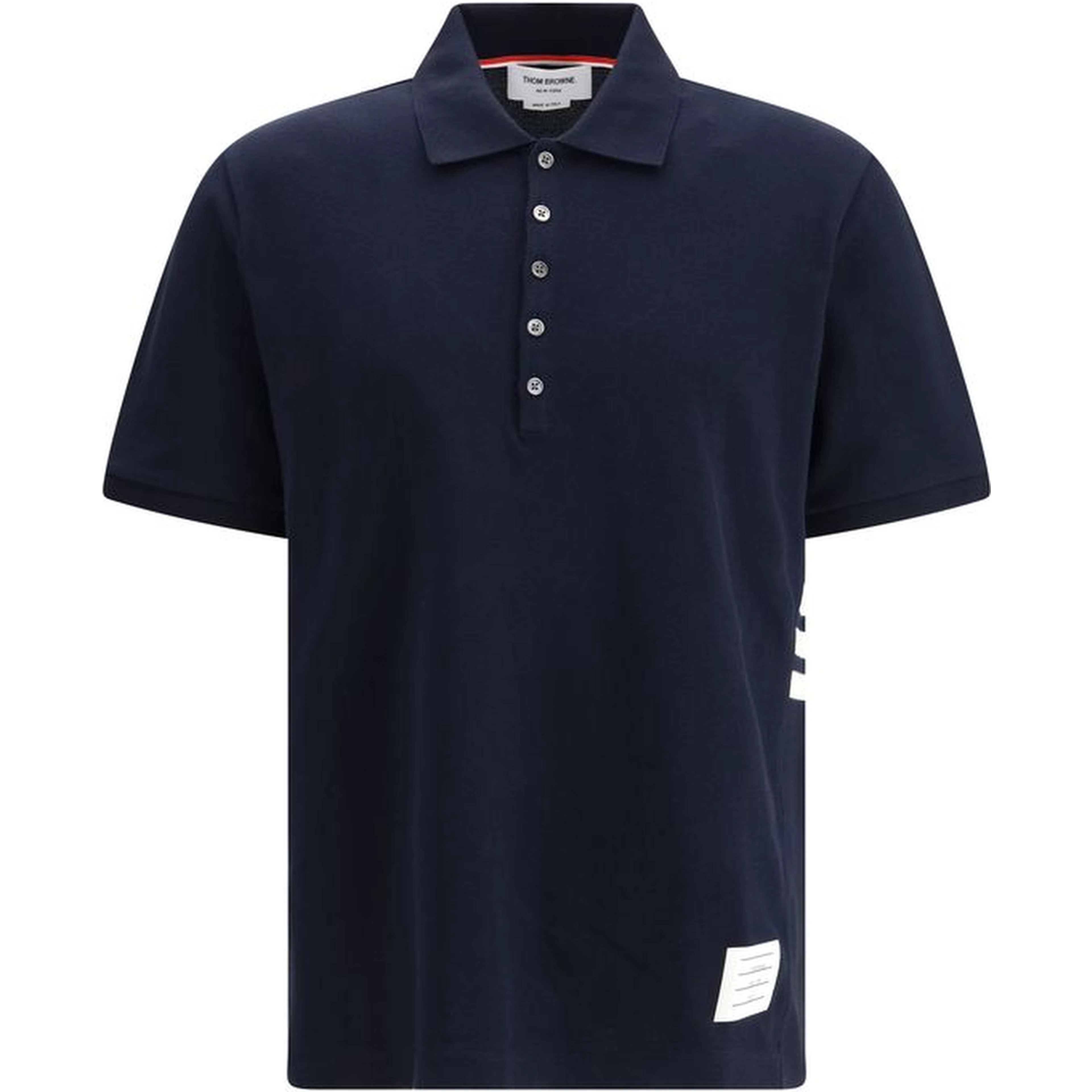 Blue Cotton Polo Shirt