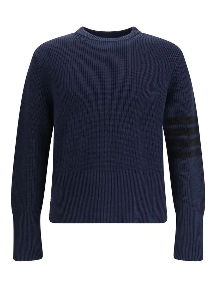 Blue Cotton Sweatshirt