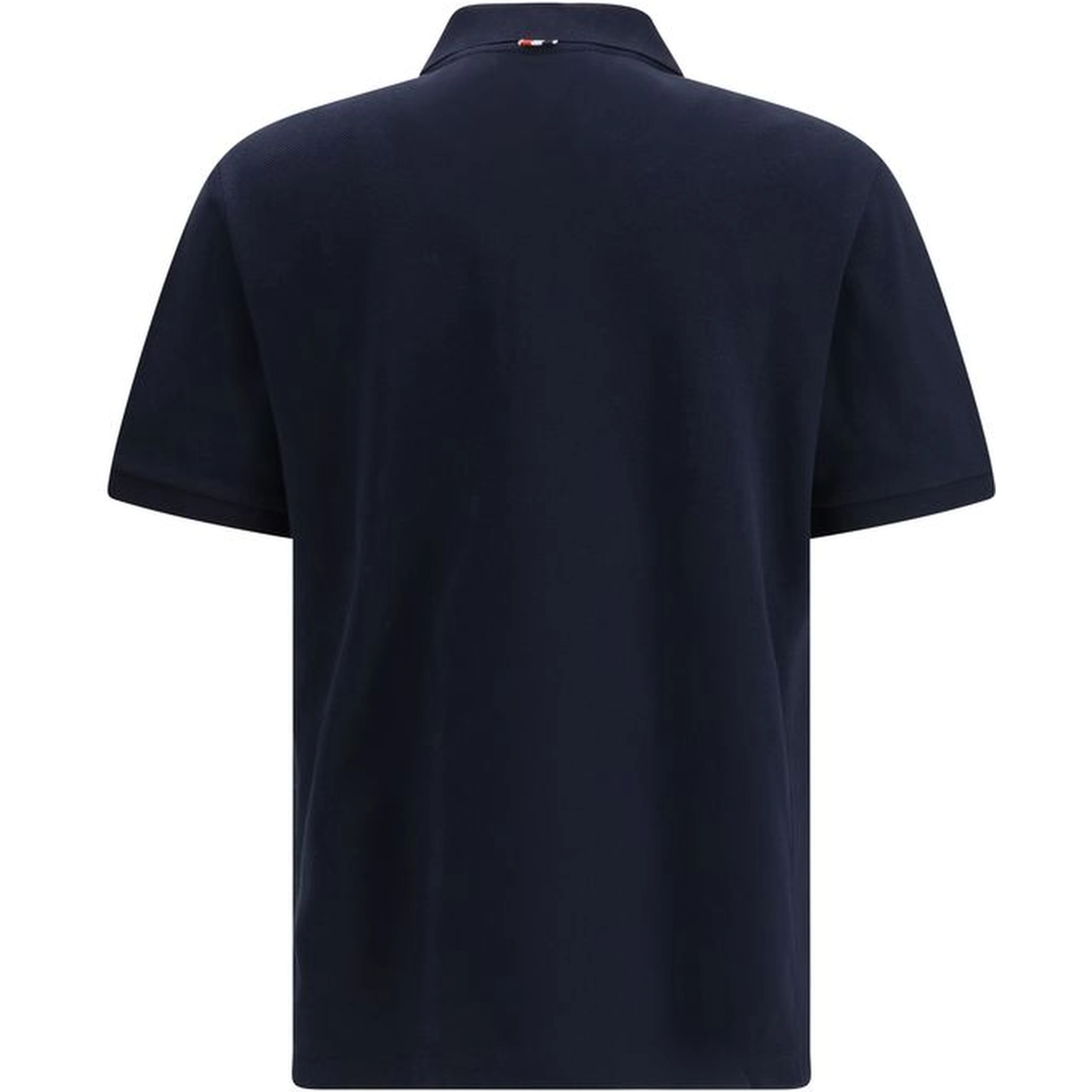Blue Cotton Polo Shirt