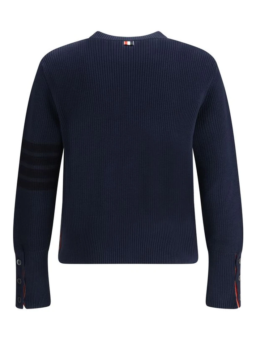 Blue Cotton Sweatshirt