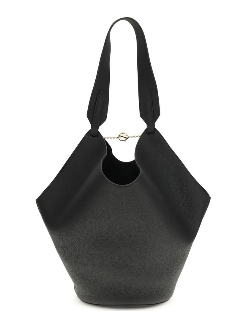 Black Calf Leather Bos Taurus Shoulder Bag