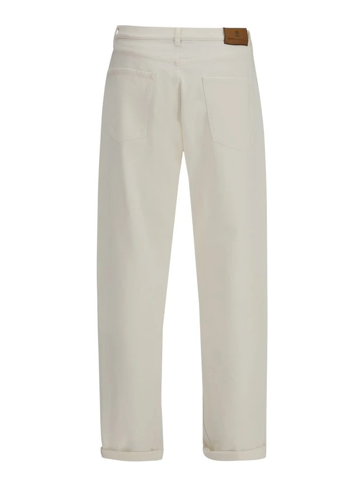 White Cotton Straight-Leg Jeans alternative