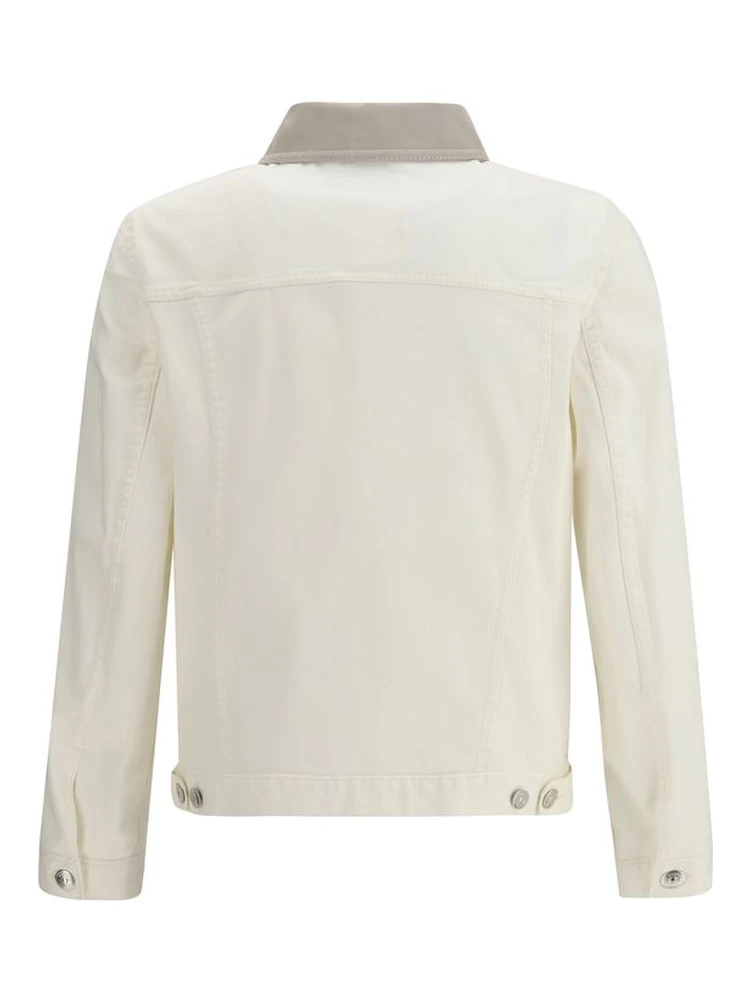 White Cotton Denim Jacket alternative