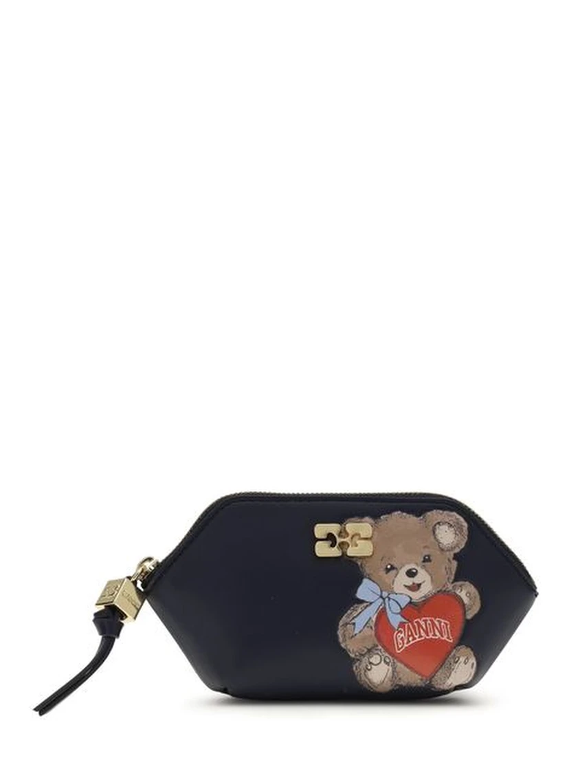 Black Recycled Leather Wallet