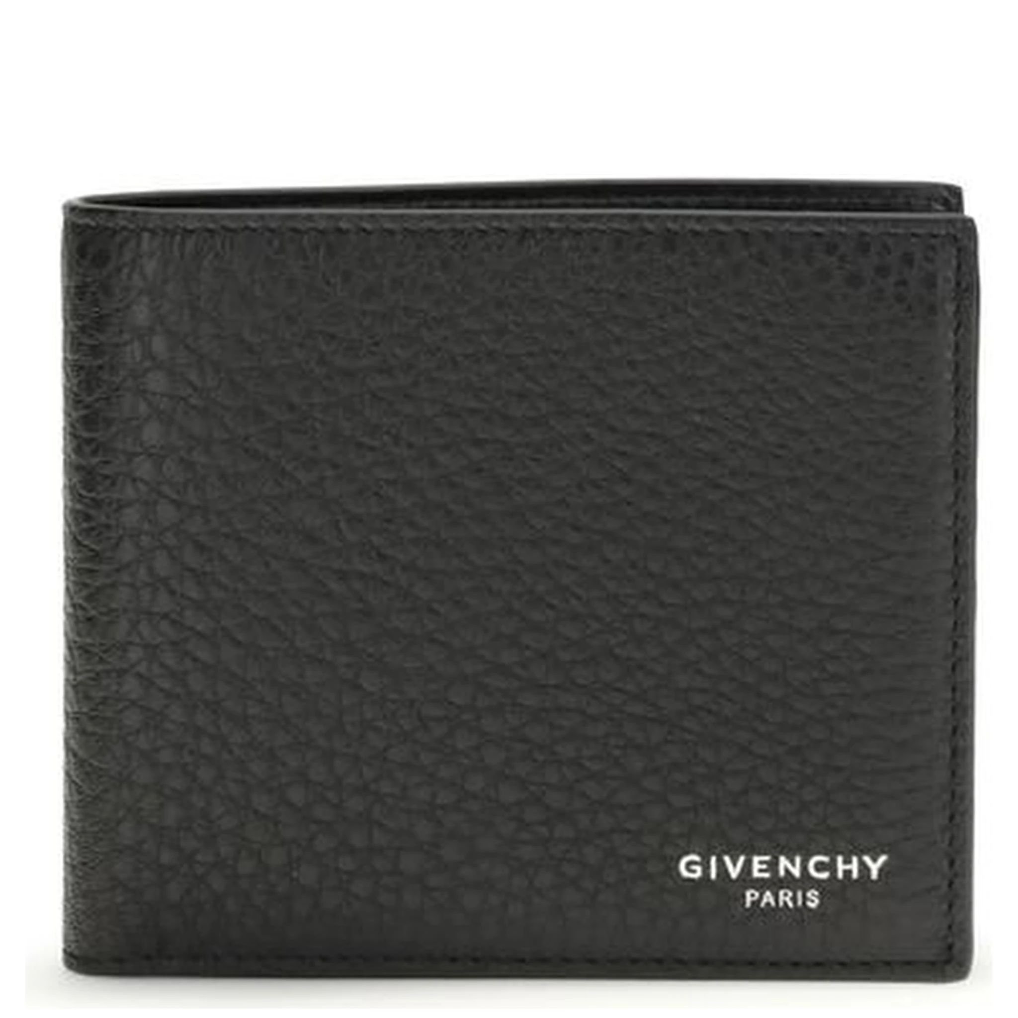 محفظة بوس توروس من جلد العجل الأسود