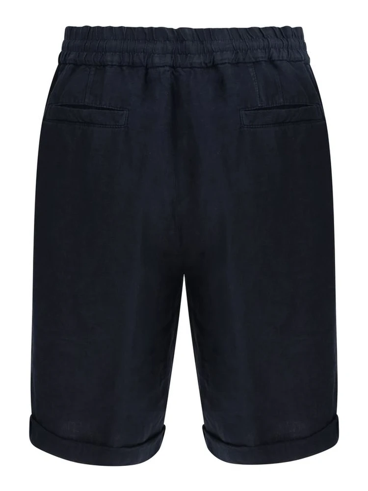 Blue Linen Bermuda Shorts alternative