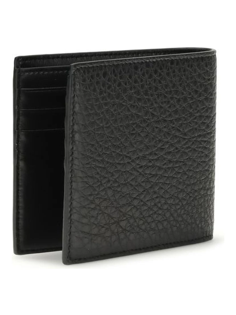 Black Calf Leather Bos Taurus Wallet