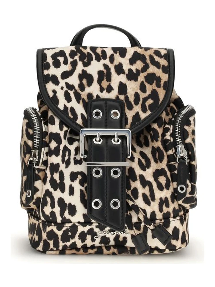 Multicolor Recycled Polyamide Backpack